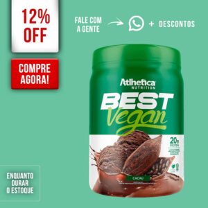 ATHLETICA NUTRITION BEST VEGAN CACAU 500G